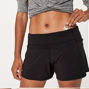 Lululemon black run times short